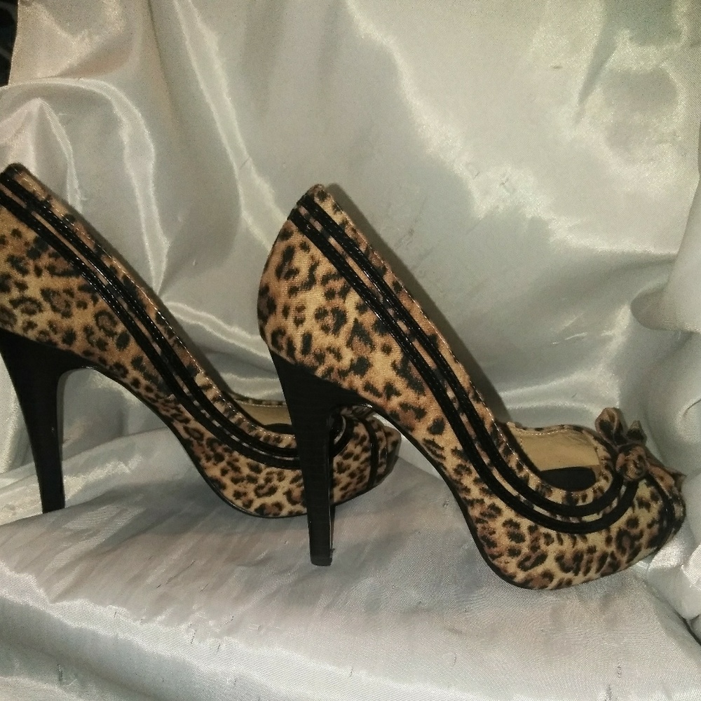 Leopard Print Heels